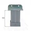 18mm Sunta MDF U Geçme Alüminyum Ayak 8 cm - Yükseklik Ayarlı - Suntaya Geçme Mobilya Dolap Baza Masa Ayağı
