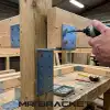 2 ad. Ze Gönye Demir Köşebent 40x40x80x80mm - Eşya Asma Kapı Duvar Kancası Destek Askısı Aparatı