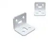 30x25x25mm Kanallı Köşebent Beyaz Renk - L Demir Gönye Köşe Birleştirme Sabitleme Aparatı