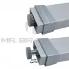 4 ad. 18mm Sunta Mdf Geçme U Alüminyum Ayak 15cm- Ayarlı Suntaya Geçme Mobilya Dolap Baza Masa Ayağı