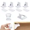 4 Kilit + 1 Anahtar Gizli Manyetik Dolap Çekmece Kilidi - Yapışkanlı Bebek Güvenliği Çocuk Kilit