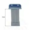4lü 18mm Sunta Mdf Geçme U Alüminyum Ayak 10cm - Ayarlı Suntaya Geçme Mobilya Dolap Baza Masa Ayağı