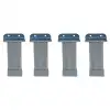 4lü 18mm Sunta Mdf Geçme U Alüminyum Ayak 12cm - Ayarlı Suntaya Geçme Mobilya Dolap Baza Masa Ayağı