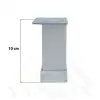 40x40 Alüminyum Düz Kare Ayak 10 cm - Dekoratif Mobilya Ayağı - Ayarlı Baza Koltuk Çekyat Kanepe Ayak