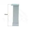 40x40 Alüminyum Düz Kare Ayak 15 cm - Dekoratif Mobilya Ayağı - Ayarlı Baza Koltuk Çekyat Kanepe Ayak