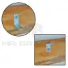 Mr. Bracket 25 ad L Demir Gönye Köşebent 12x25x25mm- Mobilya Dolap Köşe Birleştirme Bağlantı Aparatı