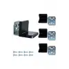 4lü Siyah Dekoratif Gizli L Demir Gönye Köşebent 30x25x25mm- Mobilya Dolap Raf Kitaplık Birleştirme