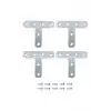4 ad. T Demir Gönye Köşebent 15x55x70mm - Tablo Çerçeve Sandalye Masa Te Köşe Bağlantı Birleştirme