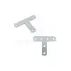 4 ad. T Demir Gönye Köşebent 15x55x70mm - Tablo Çerçeve Sandalye Masa Te Köşe Bağlantı Birleştirme