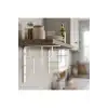 20x20cm - 2 Ad. Beyaz Dekoratif Raf Altı Ayak - Metal Raf Tutucu L Demir Duvar Montaj Destek Aparatı