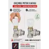 Geçmeli - 5 ad. Vidasız Radyatör Vanası Başlığı - Geçmeli Petek Vana Kapağı Volan Musluk Kafası