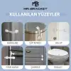 Ayarlanabilir Iz Bırakmaz Çok Amaçlı Dolap Buzdolabı Klozet Çekmece Kilidi Çocuk Kilit 3m Yapışkanlı