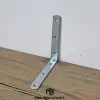 10 ad L Demir Gönye Köşebent 10x10cm - Mobilya Dolap Raf Köşe Sabitleme Birleştirme Bağlantı Aparatı