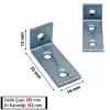 Mr. Bracket 25 ad L Demir Gönye Köşebent 16x35x15mm- Mobilya Dolap Köşe Birleştirme Bağlantı Aparatı