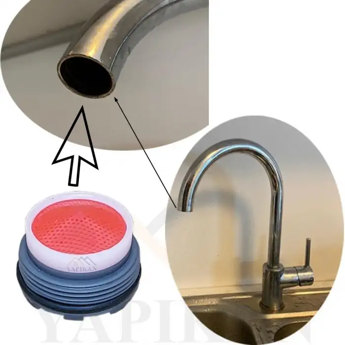 ECA Gizli Perlatör Aparatı Batarya Musluk Ağız Filtresi 21.5mm