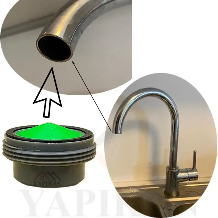 Artema Gizli Perlatör Aparatı Batarya Musluk Ağız Filtresi 24 mm