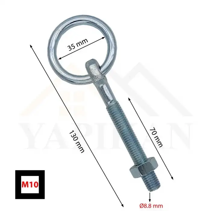 Halkalı Civata 10 mm