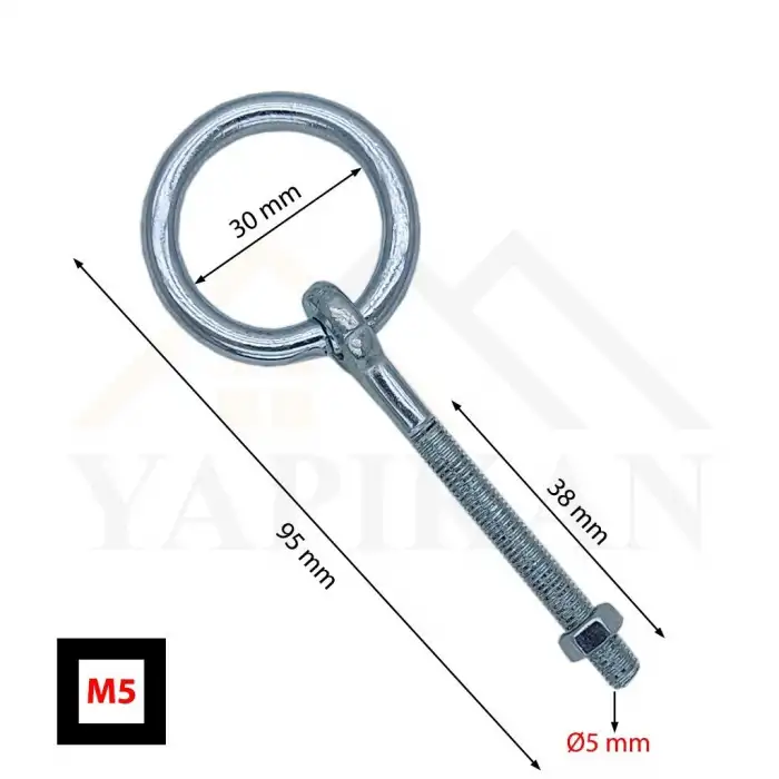 Halkalı Civata 5 mm