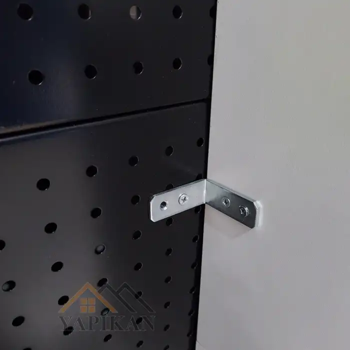 18x45x45 mm - Orta Yük L Demir Gönye Köşebent - Mobilya Dolap Köşe Birleştirme Sabitleme Aparatı - (Kod_605)
