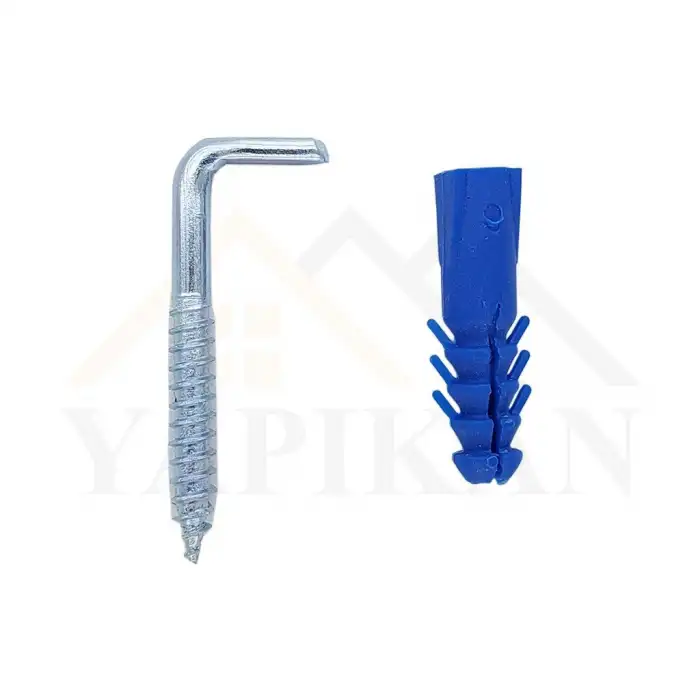 Şofben Çivisi No: 1 - L Kanca Demir - L Montaj Askı Aparatı