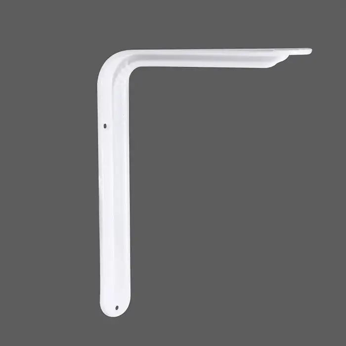 110 x 150 mm - Metal Beyaz Raf Altı Ayak Lüks Tip - Raf Tutucu Duvar Montaj Askı Aparatı - Raf Altı L Demiri Konsol Ayağı