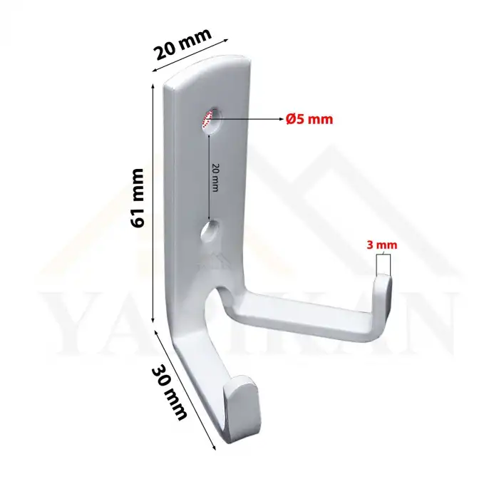 Koç Askı Çelik Beyaz