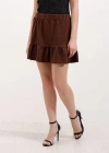 1884 Örme Mini Etek  Kahverengi