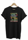 24 Kasım Öğretmenler Günü Hediye Temalı Oversize Bisiklet Yaka Tshirt  iyah