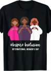 8 art Dünya Kadınlar Günü İçin Özel Baskılı Tshirt  iyah
