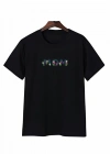 Anneler Günü om Çiçek Temalı Baskılı Oversize Bisiklet Yaka Tshirt  iyah