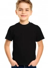 Arka Çocuk Basic Tshirt  Siyah