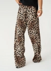Lastikli Pantolon  Leopar