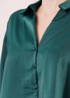aten Crop odel Yeşil Gömlek