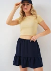 Ayrobin Mini Etek 8054  Lacivert