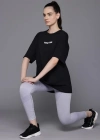 Baskılı Oversize Tshirt  iyah