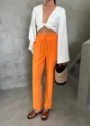BE ATİK DETAYI ODA KUAŞ PANTOON  Orange