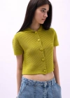 Bebe Yaka Düğmeli Bluz