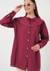 Bebe Yaka Uzun Tunik 5967  Bordo