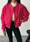 BOMBER MONT CYRU KUMAŞ  Fuşya