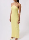 Çapraz Askılı Maxi Elbise