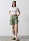 Cargo Cepli Şort  Haki