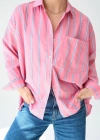 Cepli Gömlek  PembeMavi