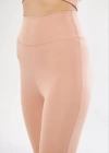 Dalgıç Yüksel Bel İspanyol Paça Tayt  Bej