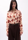 Desenli Crop Gömlek