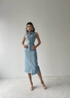 eldia Jean ıfır Kollu Elbise