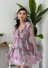 Elose Fırfırlı Elbise