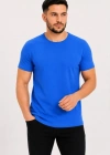 Erkek Basic Tişört Bisiklet Yaka Kısa Kol Günlük Yazlık lim Fit Thirt  aks avisi