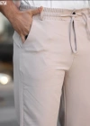 Erkek Beli Bağcıklı Jogger Pantolon