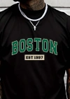 Erkek Boston Baskılı Süprem Tshirt
