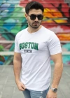 Erkek Boston Baskılı Süprem Tshirt